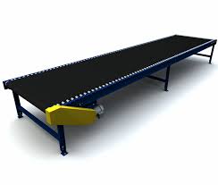 Roller bed belt conveyor